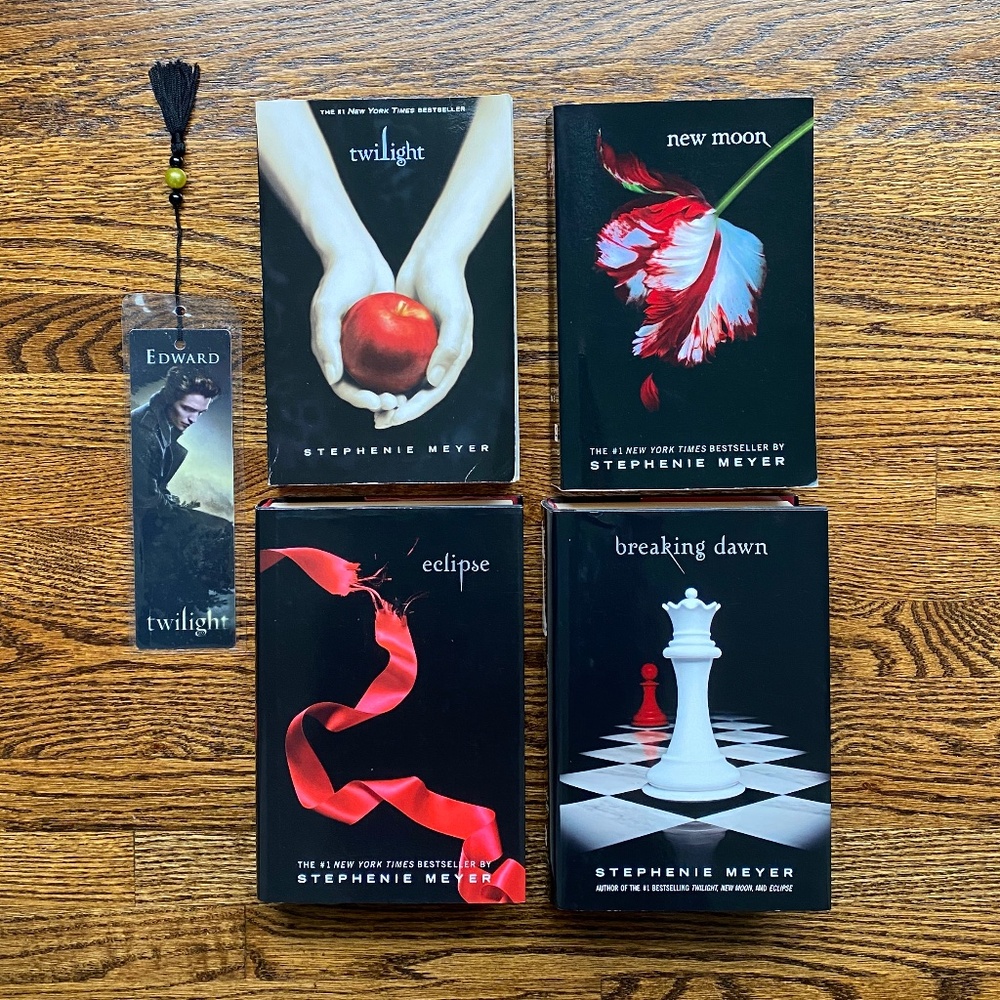 Twilight Book Series with Edward Cullen Bookmark
